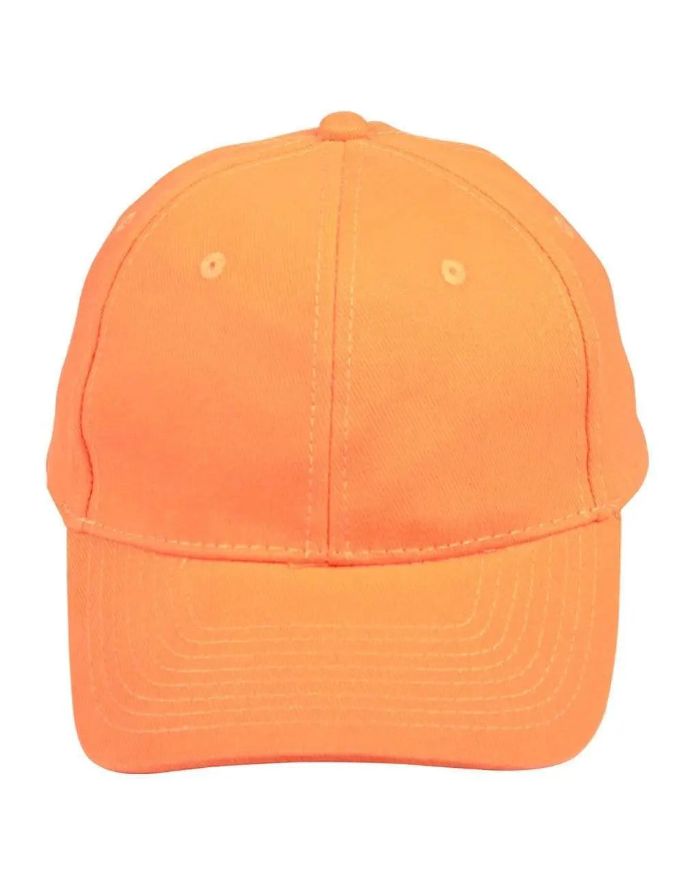 Heavy Brushed Cotton Cap Ch01 Active Wear Winning Spirit Orange One size
